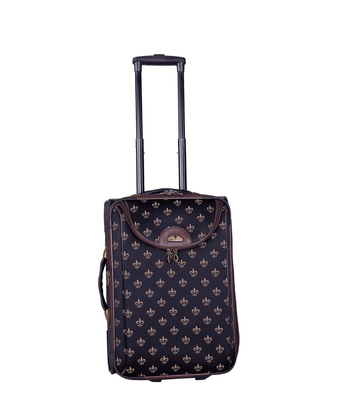  American Flyer Fleur De Lis 4-Piece Luggage Set - Black - Bonton