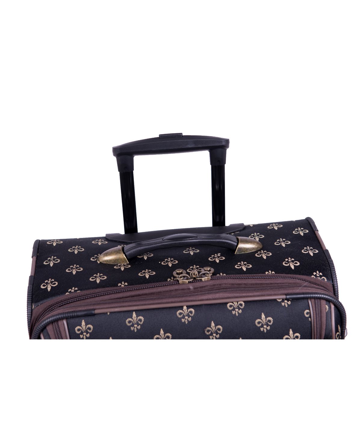  American Flyer Fleur De Lis 4-Piece Luggage Set - Black - Bonton