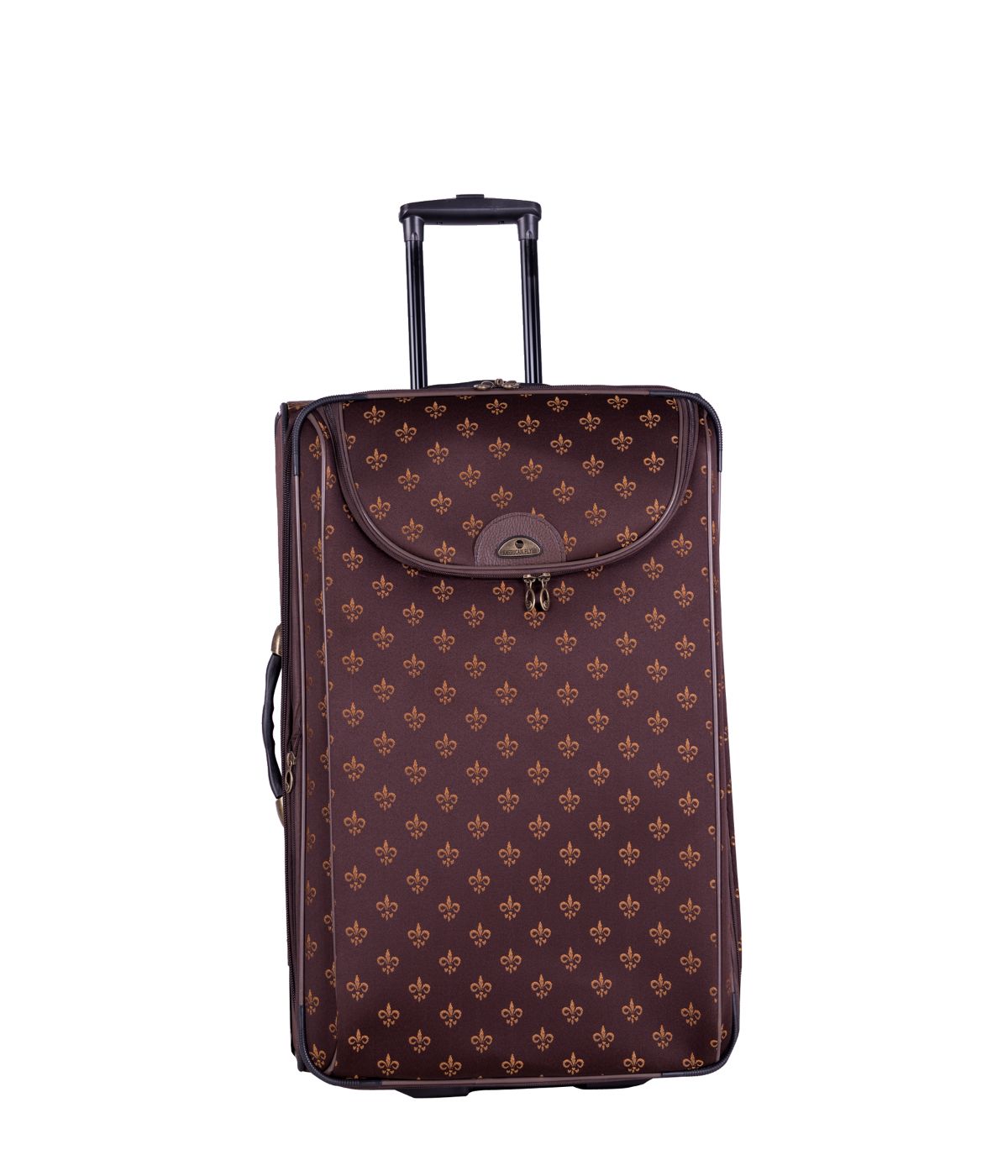  American Flyer Fleur De Lis 4-Piece Luggage Set - Brown - Bonton