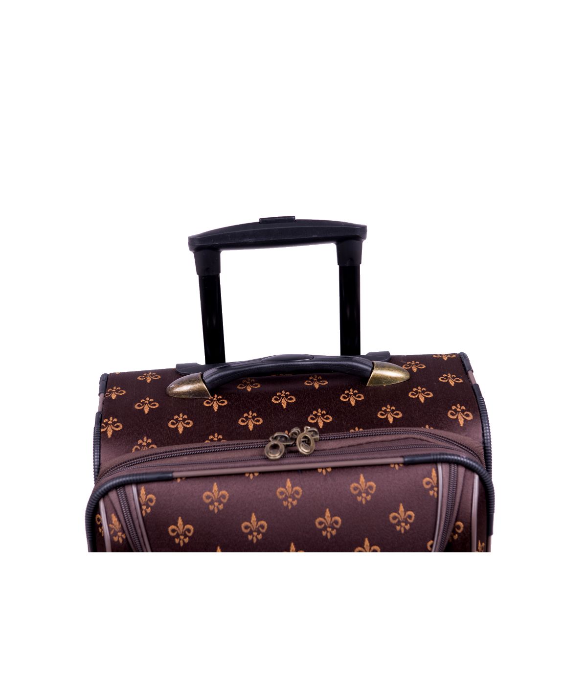  American Flyer Fleur De Lis 4-Piece Luggage Set - Brown - Bonton