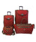 American Flyer Fleur De Lis 4-Piece Luggage Set