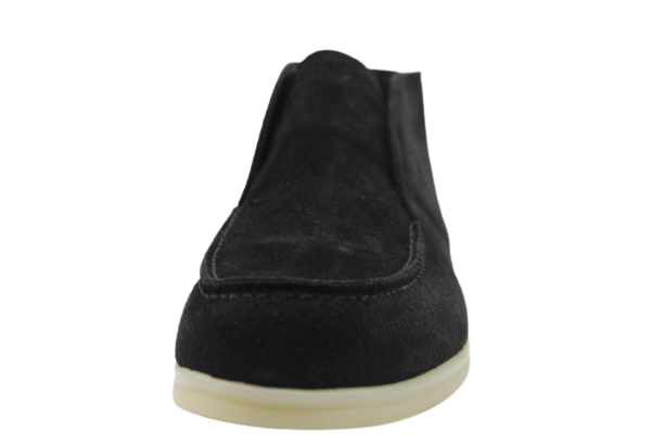  Alfonsi Torino Loafer Boot - Black - Bonton