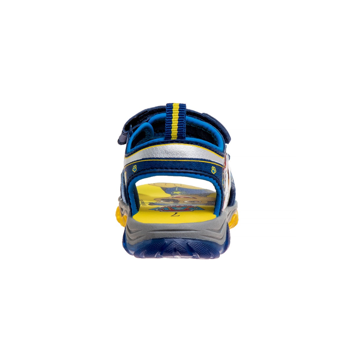  Josmo Paw Patrol Chase Marshall Light Up Summer Boys Sandals - Hook & Loop Adjustable Strap Open Toe Sandal Water Shoe - Blue (Sizes 6-12 Toddler) - 6 - Bonton
