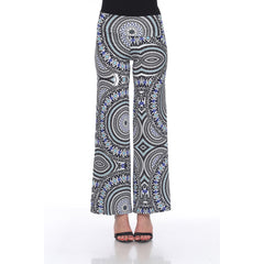 Geometric Print Palazzo Pants