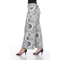 Circle Print Palazzo Pants