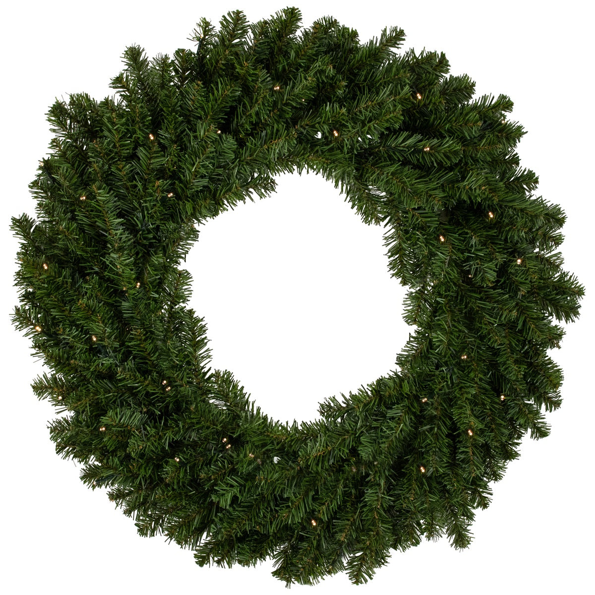  Northlight Pre-Lit Battery Operated Canadian Pine Christmas Wreath - 30