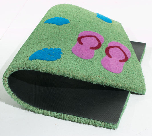 Sandy Flip Flop Doormat