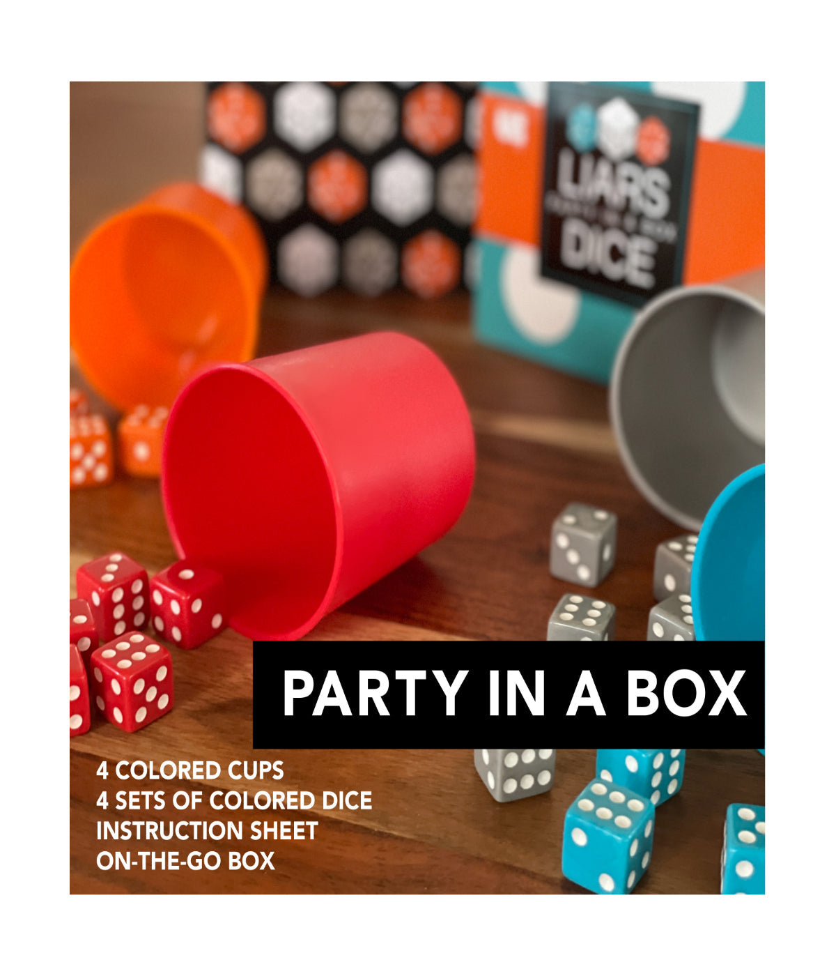  Liar's Dice Party in a Box Multi - Multi - Bonton