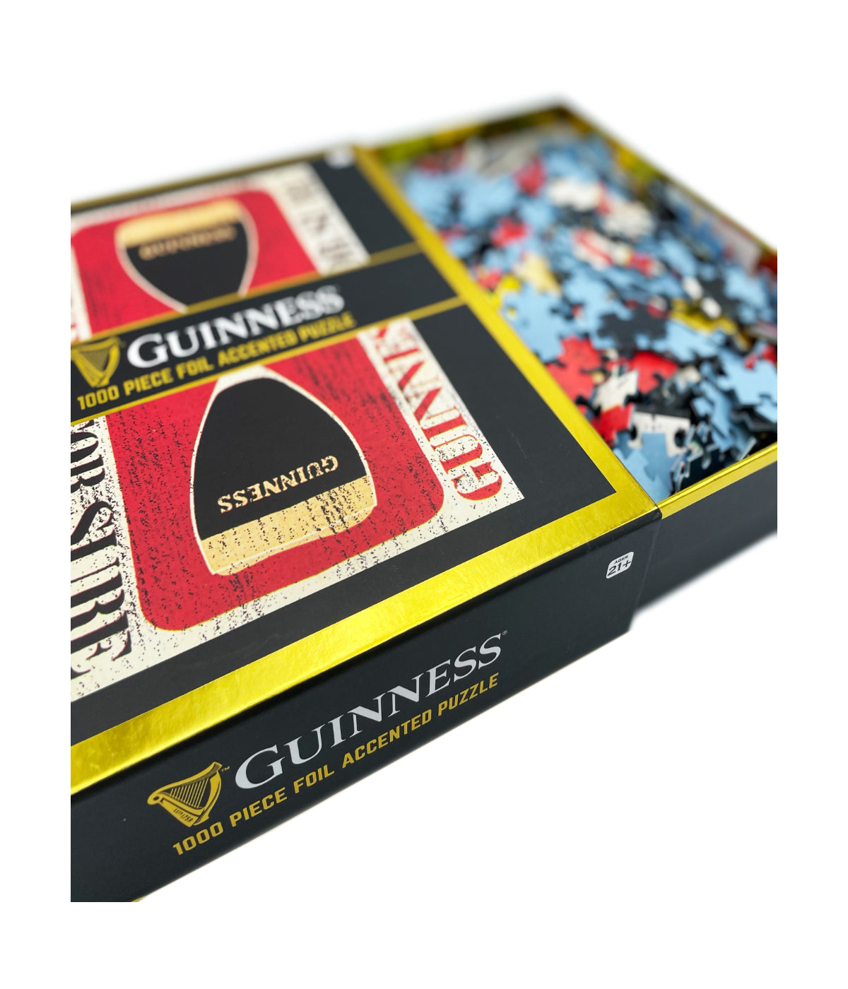  Guinness Foil Accented Puzzle - Retro: 1000 Pcs Multi - Multi - Bonton