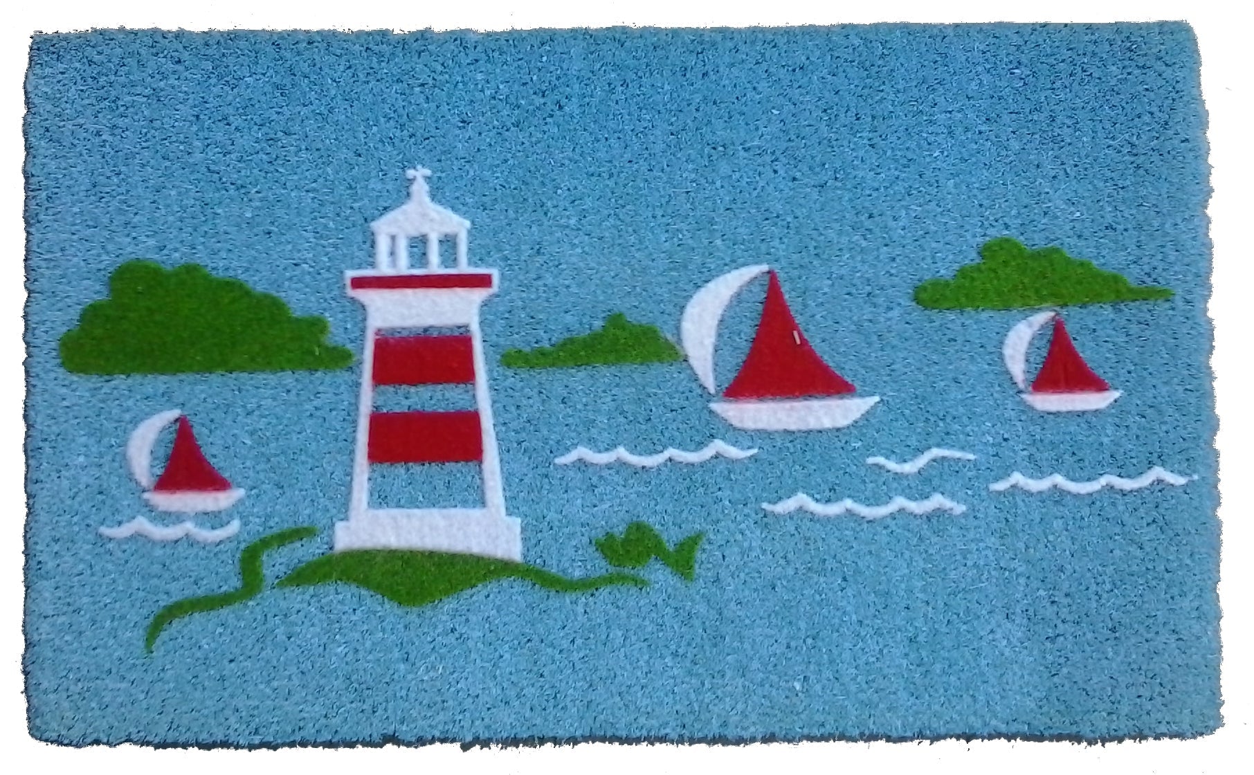  Imports Decor Yacht Light House Doormat - N/A - Bonton