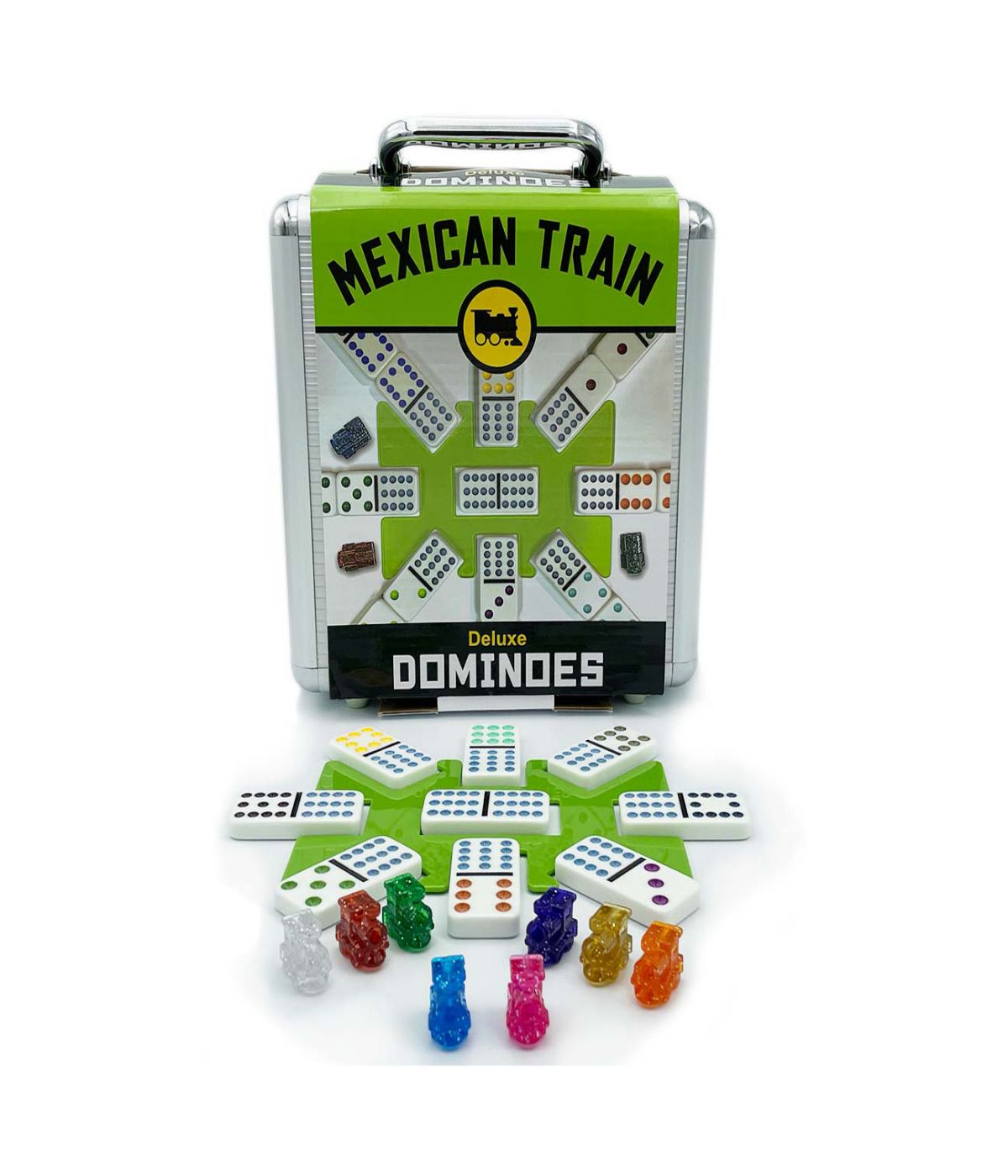  University Games Mexican Train Deluxe Dominoes - Multi - Bonton