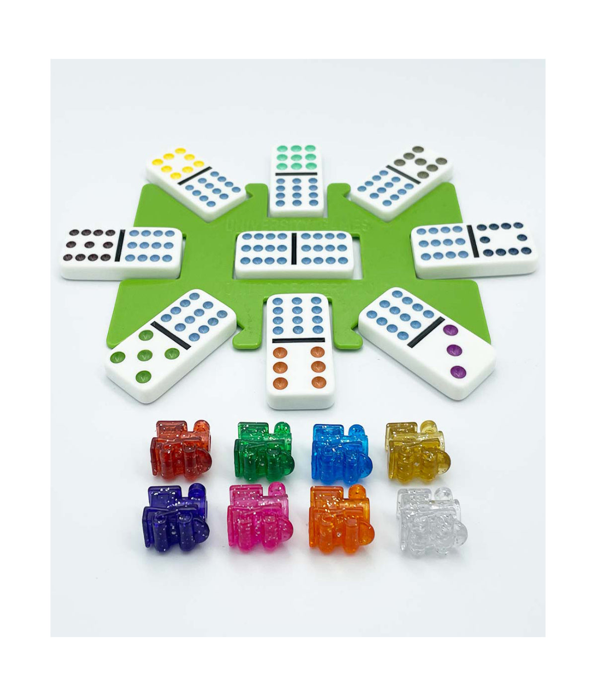  University Games Mexican Train Deluxe Dominoes - Multi - Bonton