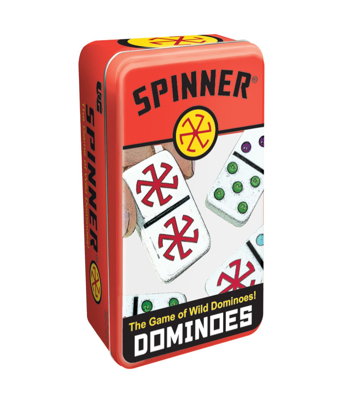  Spinner - The Game of Wild Dominoes! Tin Multi - Multi - Bonton