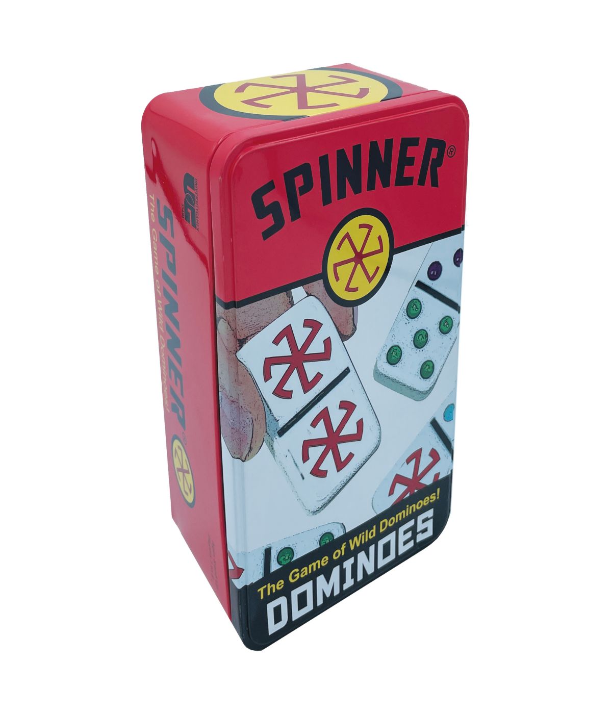  Spinner - The Game of Wild Dominoes! Tin Multi - Multi - Bonton