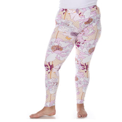 Plus Size Super Soft Tropical Printed Leggings