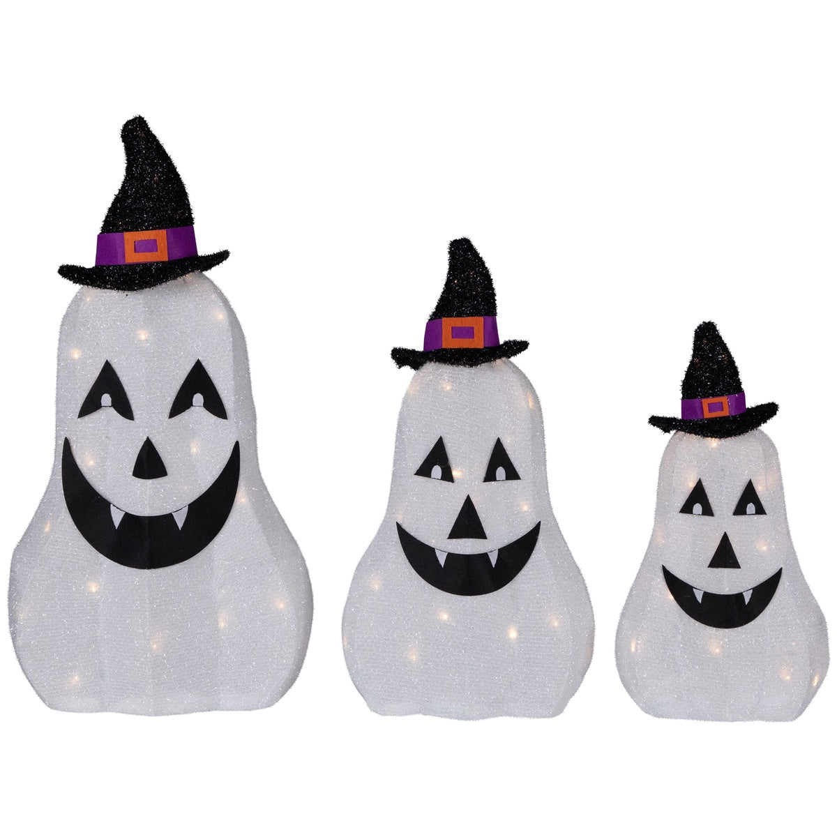  Northlight LED Jack O' Lantern Ghosts Outdoor Halloween Decorations - 23.5