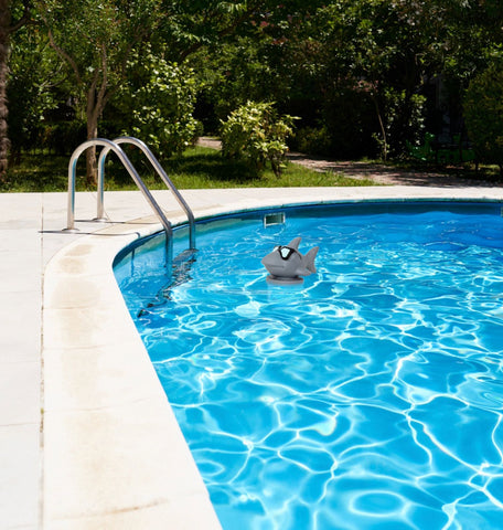 HydroTools Cool Shark Swimming Pool Chemical Dispenser - 13" - Gray and White