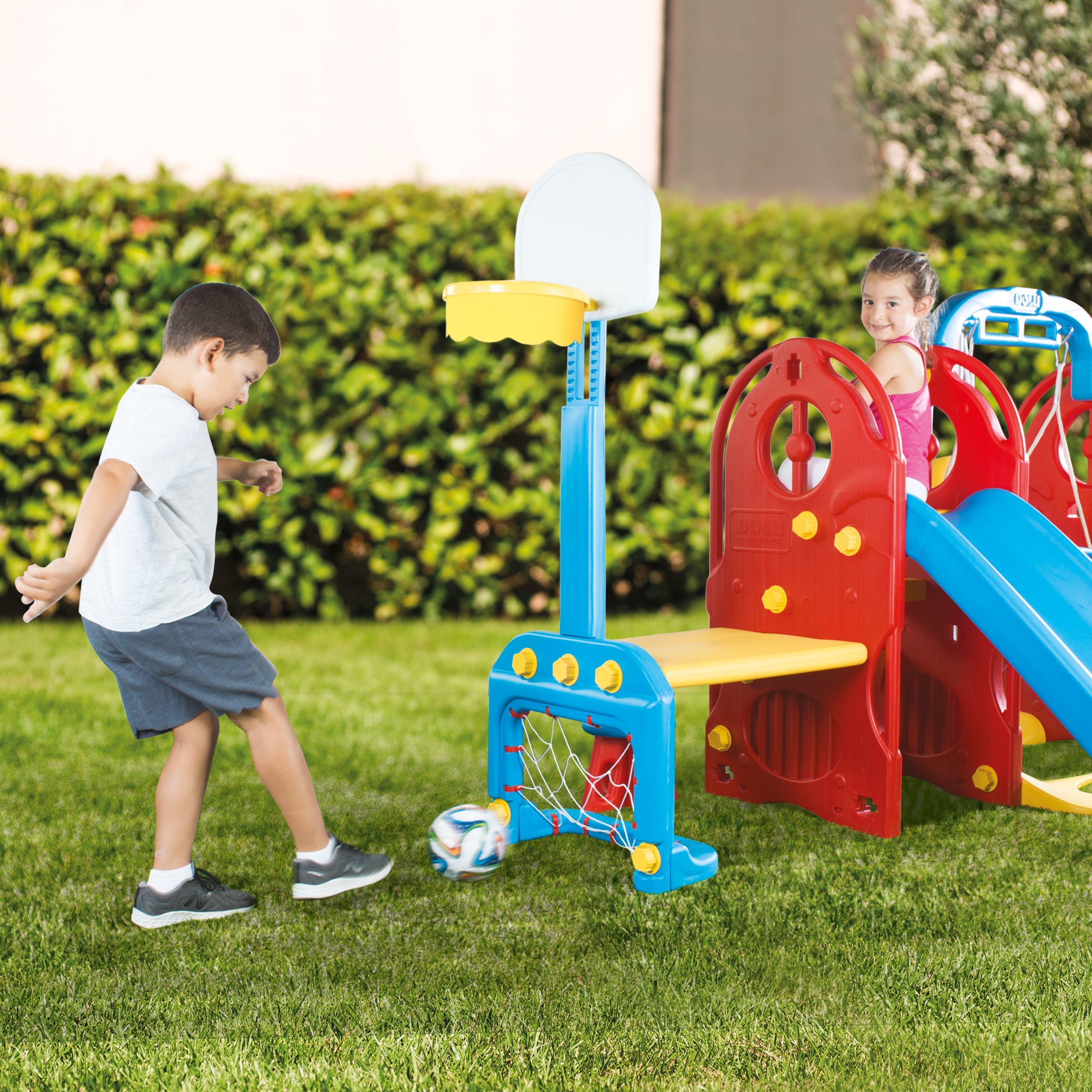 Dolu Toys - 7-In-1 Backyard Playground