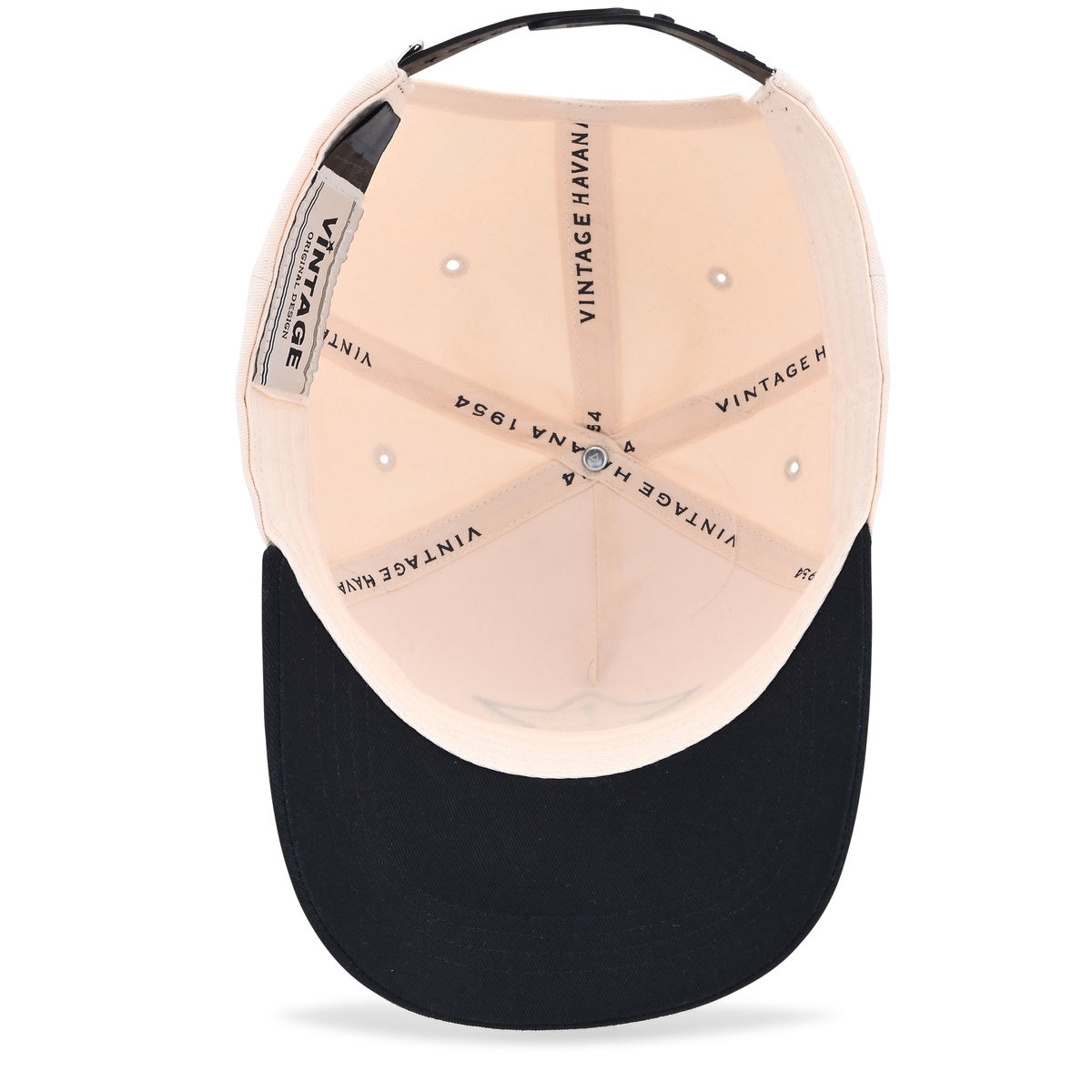  Vintage Havana Vintage Havana Trucker Hat for Women & Men – Black & Tan Adjustable Cap – Embroidered Pony Hair Star - Default Title - Bonton
