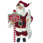 12" North Pole Claus Figurine