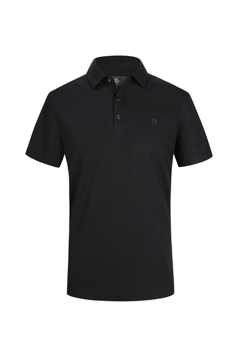  Barocco Vector Performance Polo BLACK - BLACK - Bonton