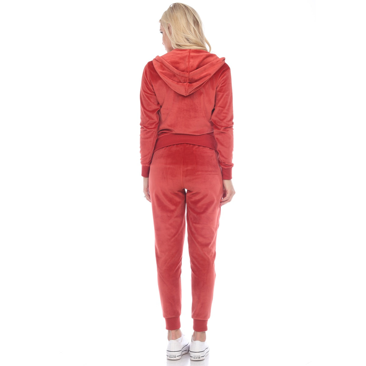  White Mark Women's 2 Piece Velour Tracksuit Set - S - Bonton