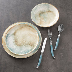 Sea and Sand, Porcelain 12-Piece Dinnerware Set