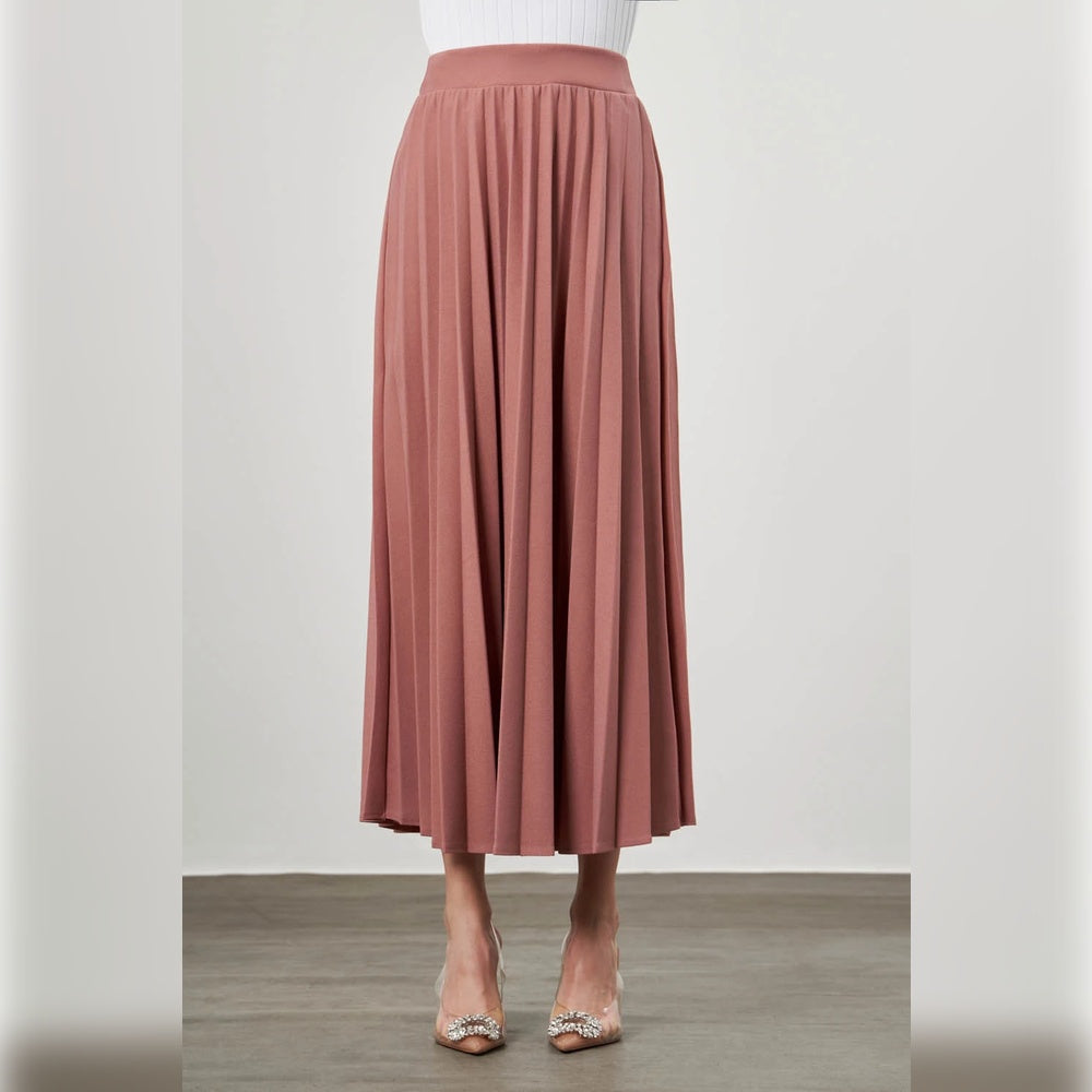  Mizalle Mizalle Skirt Dusty Rose - Skirt - Dusty Rose - Bonton