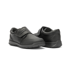 Single Rip-tape School Trainers in Black