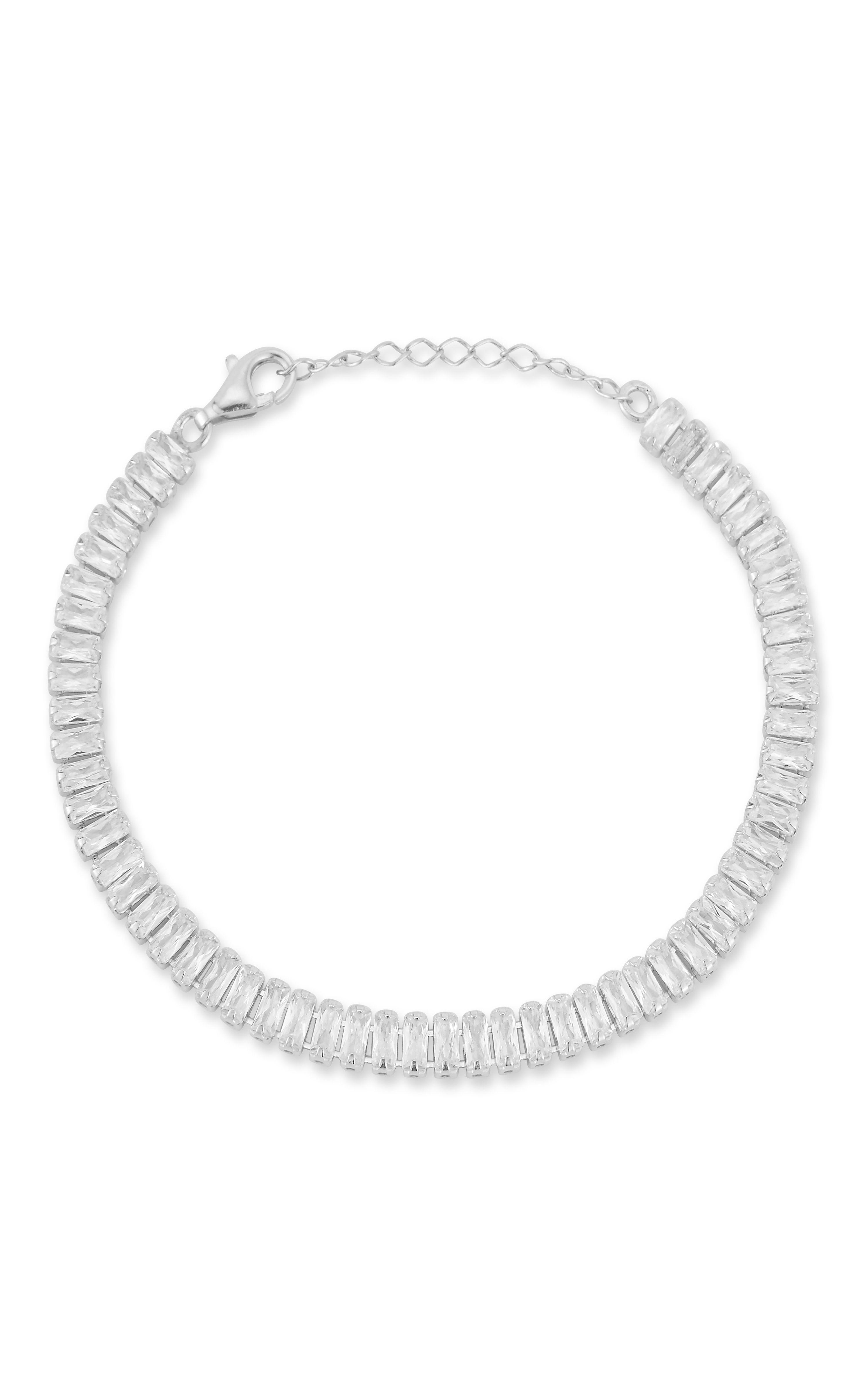  Relativity Baguette Tennis Bracelet - Silver - Bonton