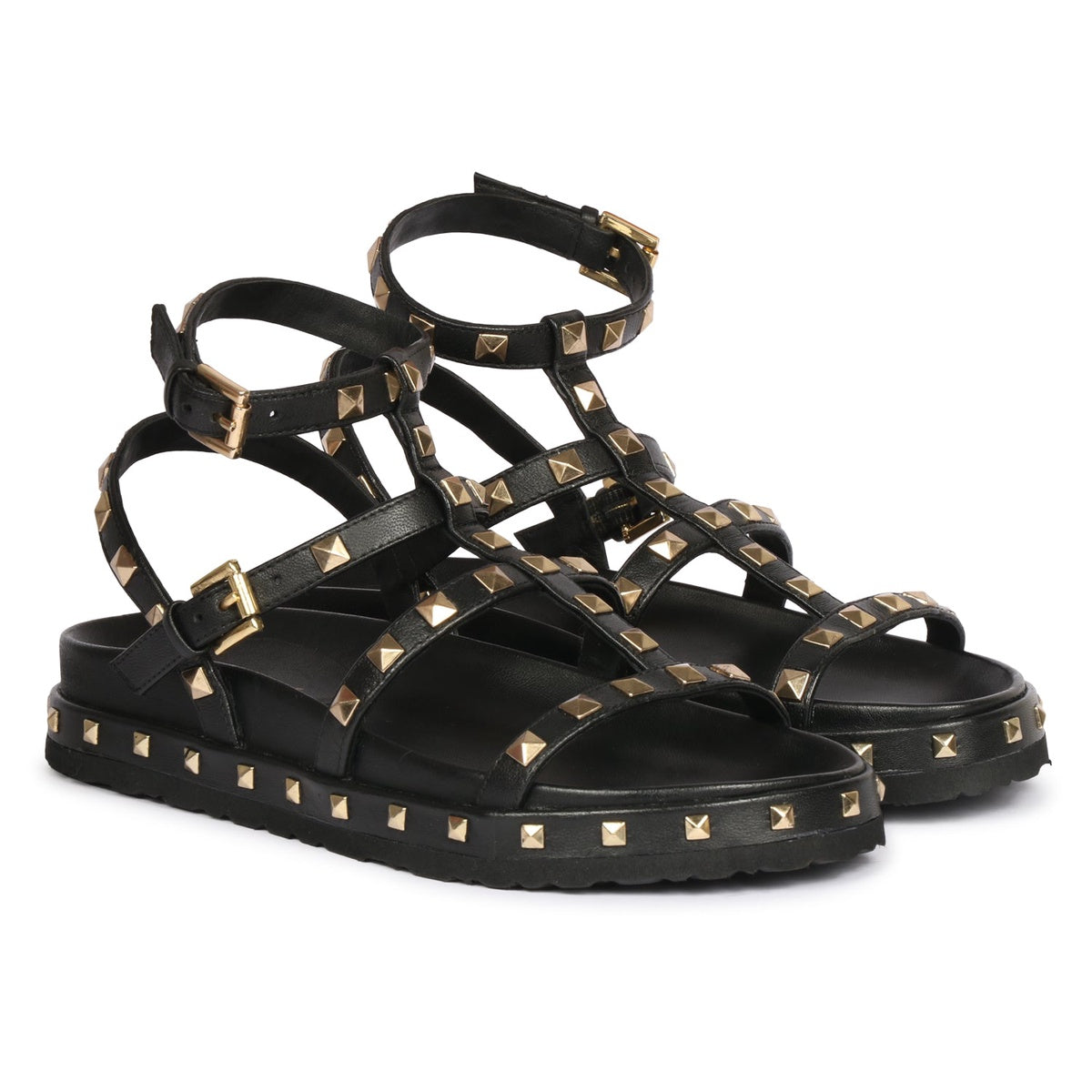  Saint G Alicia - Flat Sandals - Black - Bonton