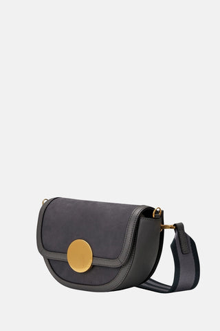Oryany Lottie Suede  - Small Crossbody - Cool Grey / One Size