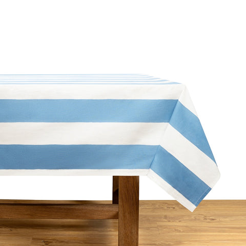 French Tablecloth St. Tropez Blue Stripes