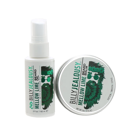 Duo Mellow Lime Beard Balm & Oil 2 Oz