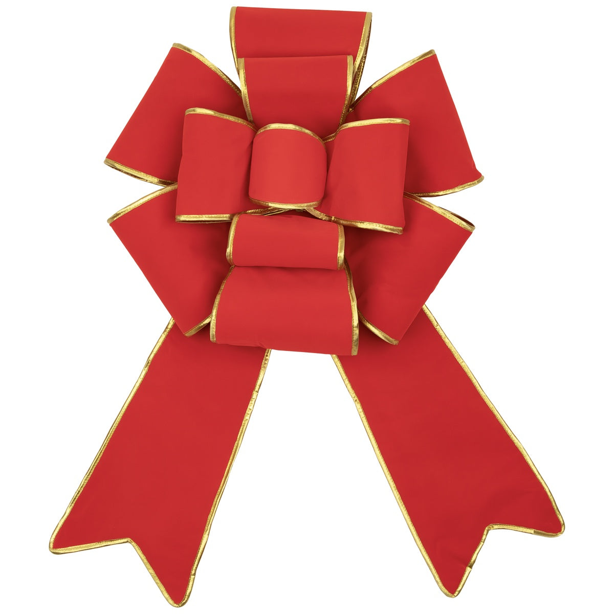  Northlight Giant 3D 11-Loop Velveteen Commercial Christmas Bow With Trim - 40