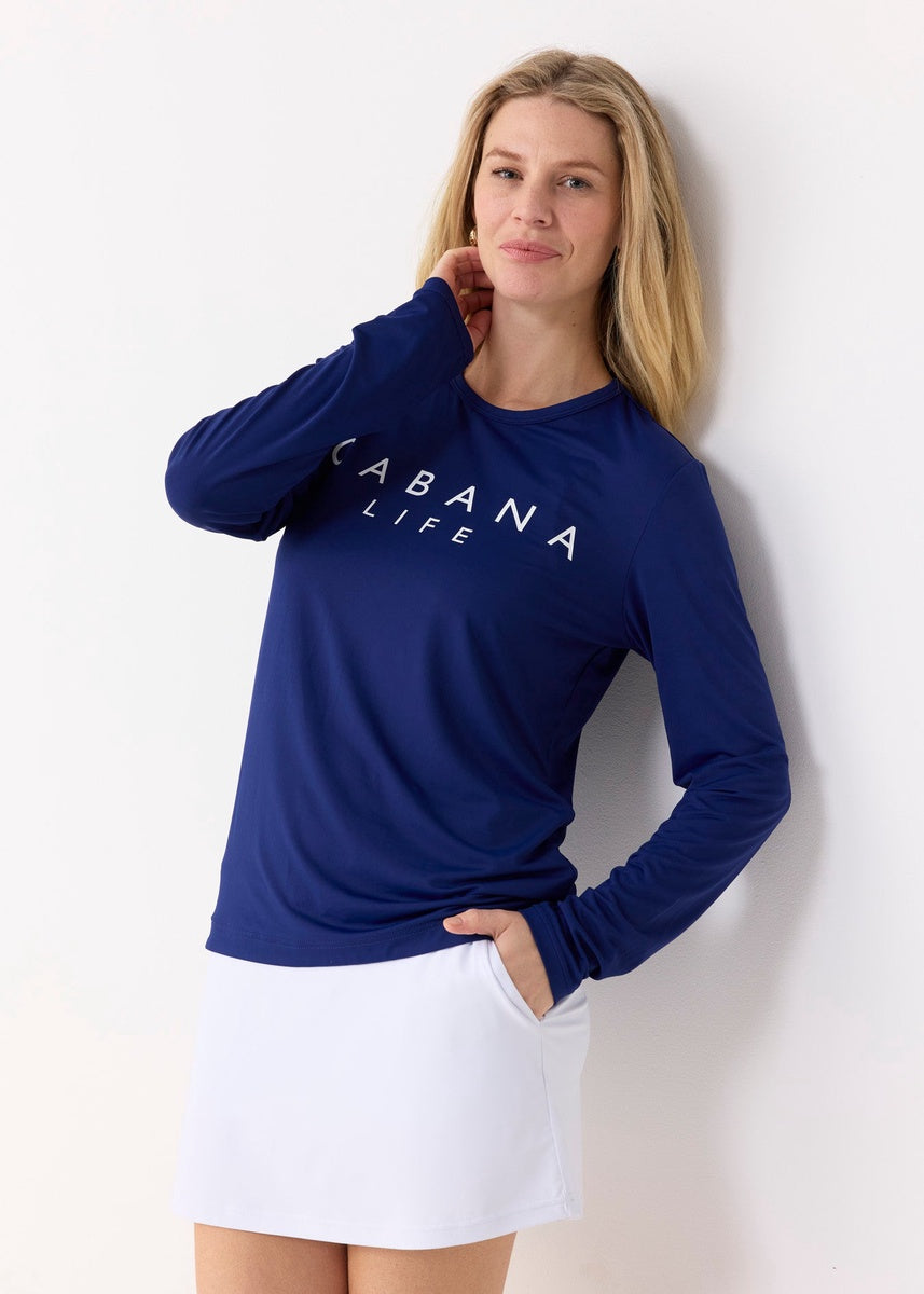  Cabana Life Navy Cabana Life Unisex Performance Shirt - XS - Bonton