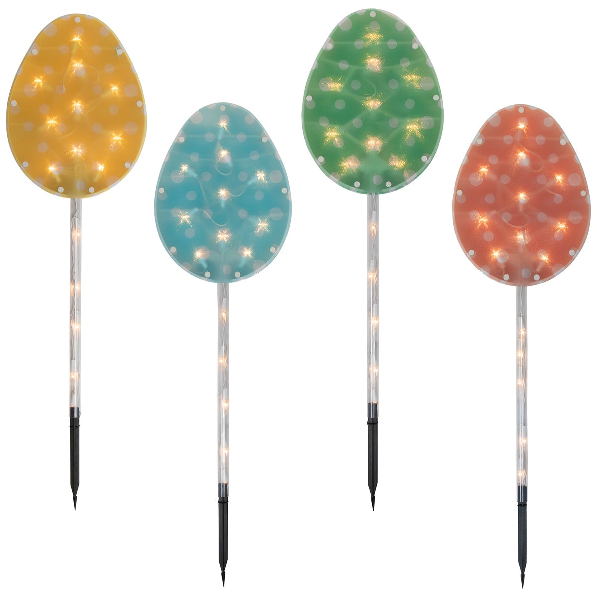  Northlight Easter Egg Pathway Marker Lawn Stakes - 28.5