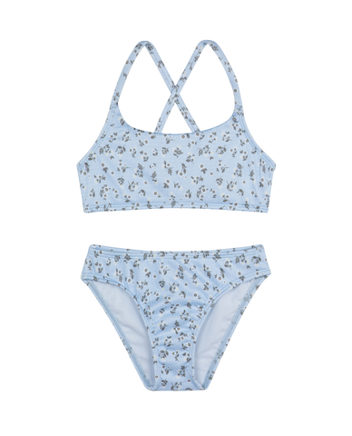Ditsy Dream Textured Criss Cross Strap Swim Set