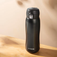 Liven Glow™ Ceramic-Coated Insulated Stainless Steel Water Bottle 17 Oz