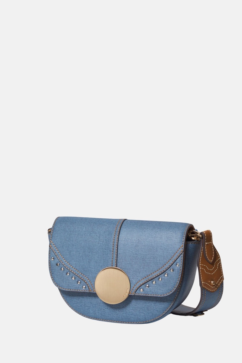  Oryany Oryany - Lottie Denim Crossbody Small Handbags - Denim Blue - Bonton