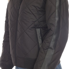 Women's Lightweight Diamond Quilted Puffer Bomber Jacket