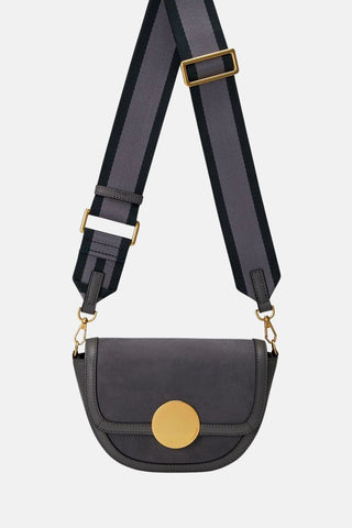 Oryany Lottie Suede  - Small Crossbody - Cool Grey / One Size