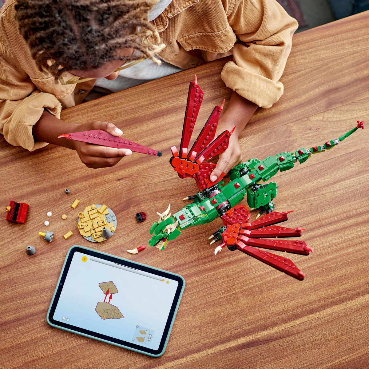  LEGO LEGO® Creator 3in1 Medieval Dragon Creature Toy Playset 31161 - LEGO Creator - Bonton
