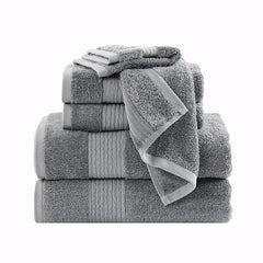 Cotton TENCEL™ Towel 6 Piece Set Grey