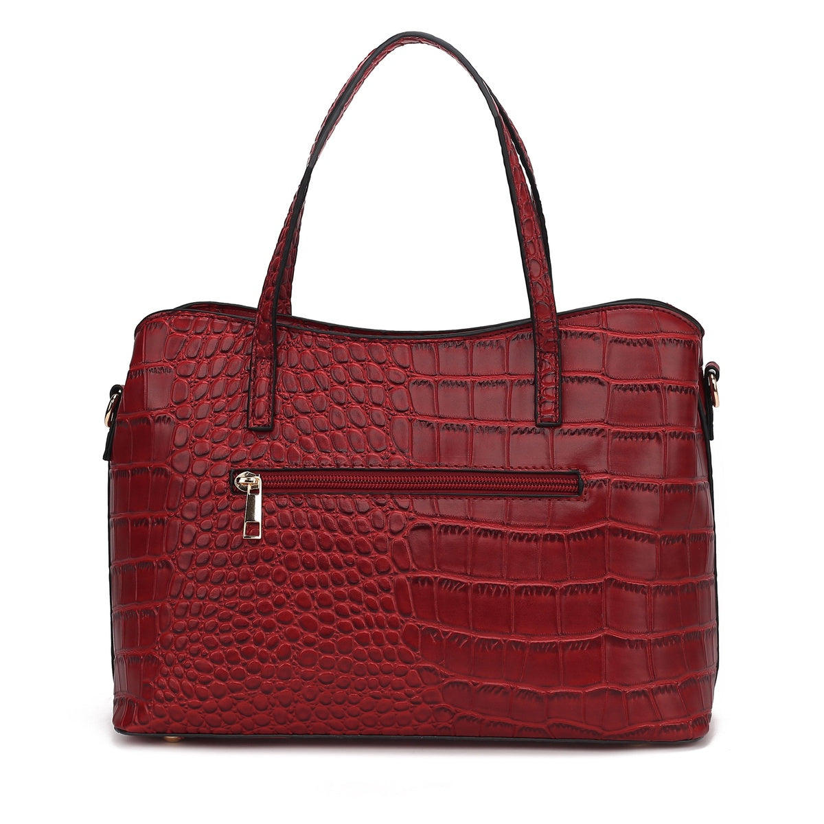  MKF Collection Aurelia Embossed Shoulder Bag - Black - Bonton