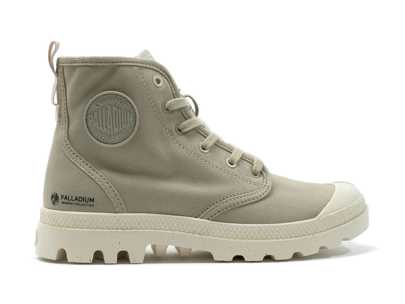  Palladium PAMPA HI ZIP ORGANIC - Womens 6 / Big Kids 4.5 - Bonton