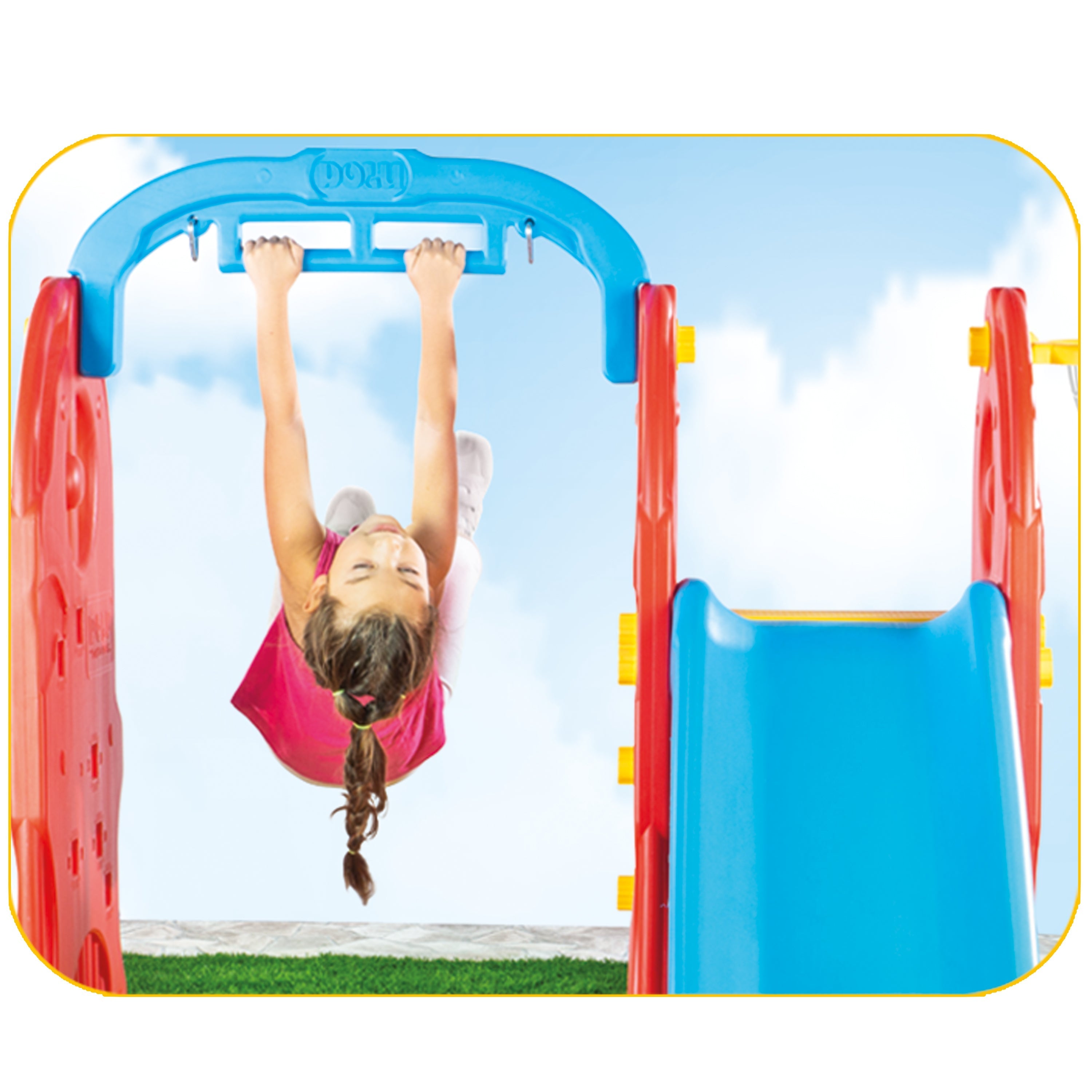 Dolu Toys - 7-In-1 Backyard Playground