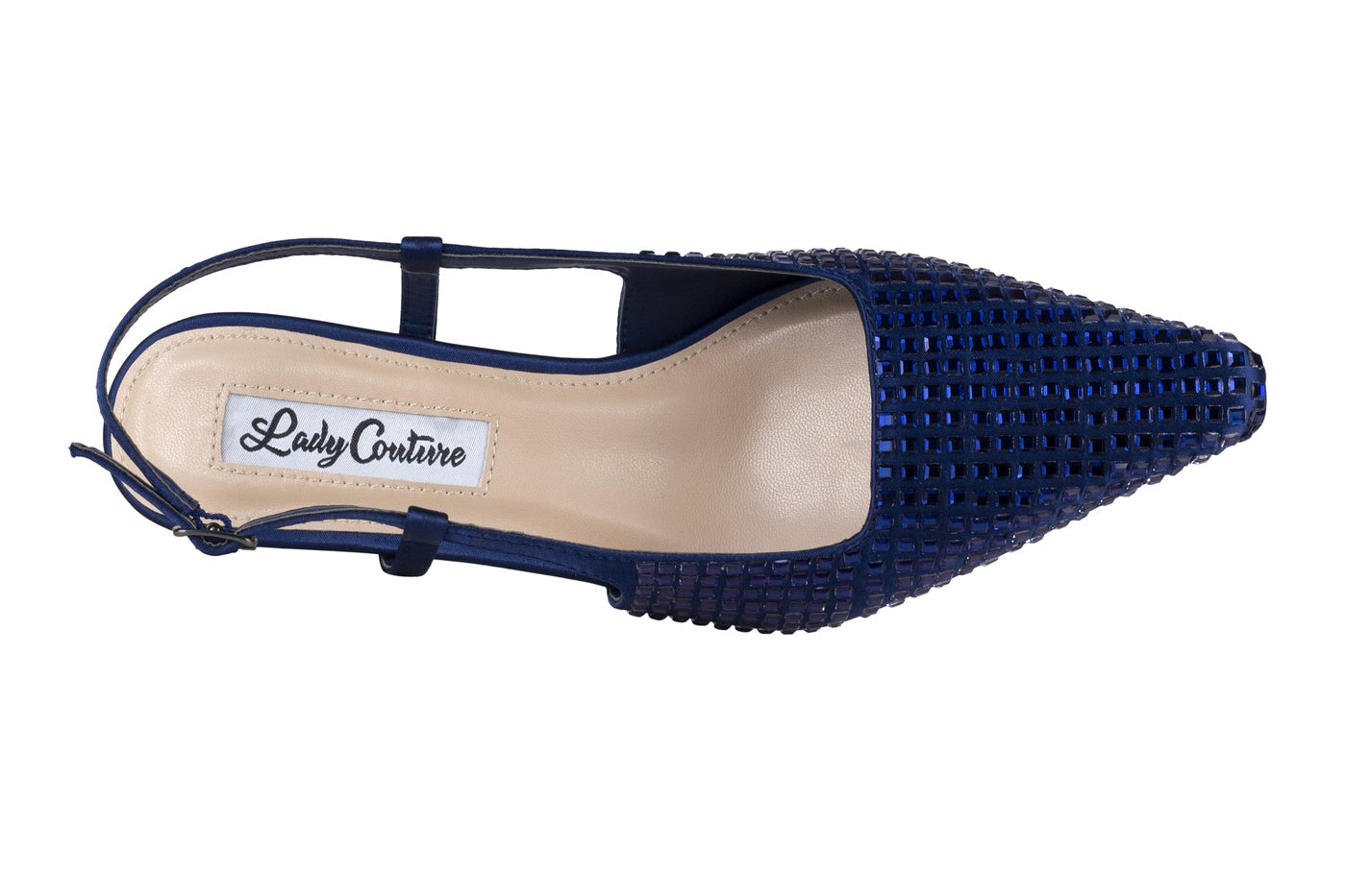  Lady Couture Shana Slingback Pump - Navy - Bonton