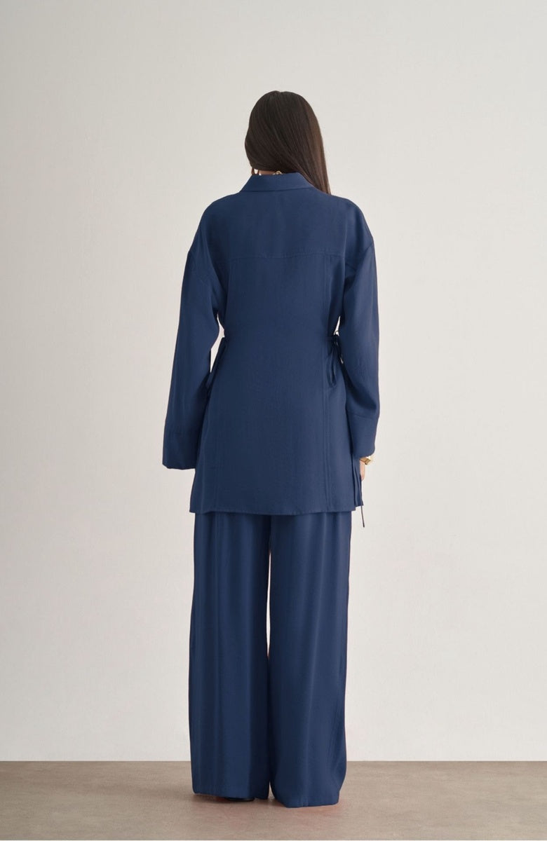  Mizalle Mizalle Tunic - Indigo - Bonton