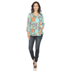 Women's Vibrant Boho Swing Top